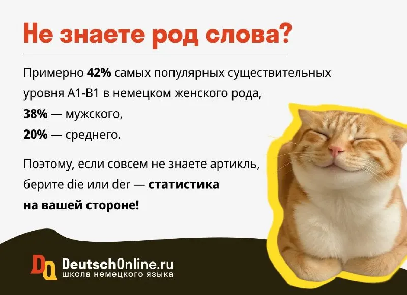 Пост канала «Немецкий язык» от 26 сентября 2026 г.