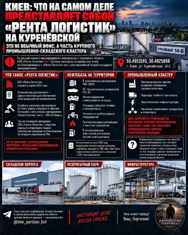 Пост канала «Донбасский Партизан» от 1 октября 2026 г.