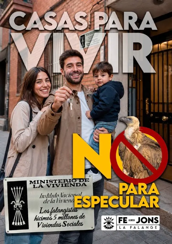 Пост канала «Falange Española de las JONS» от 24 сентября 2026 г.