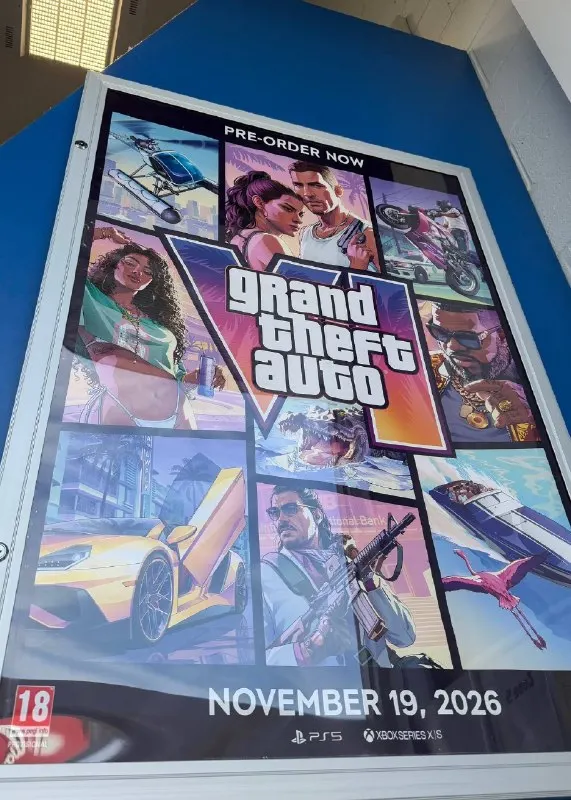 Пост канала «GTA 6 | Новости (ранее GTA 6 | ГТА 6 Новости)» от 23 сентября 2026 г.