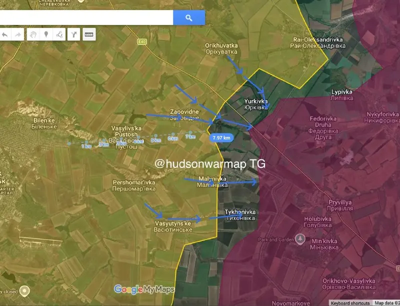 A post from Hudson War Mapping - Reporting on the Ukraine War