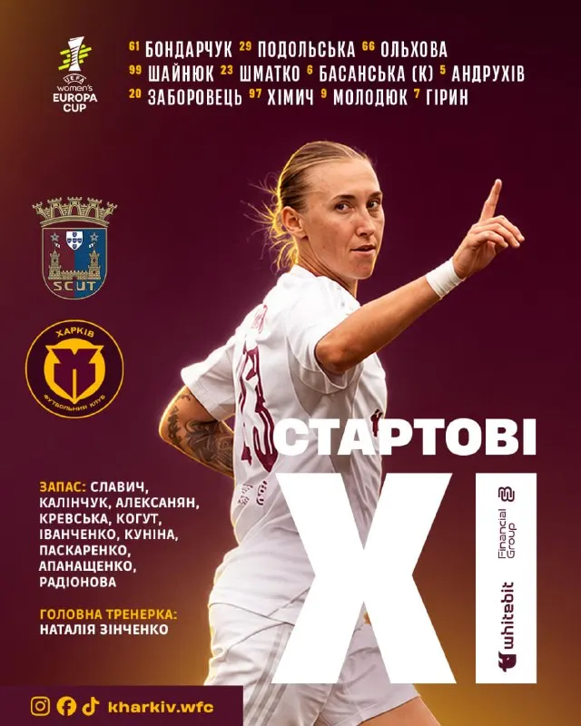 Пост канала «Kharkiv FC» от 30 сентября 2026 г.