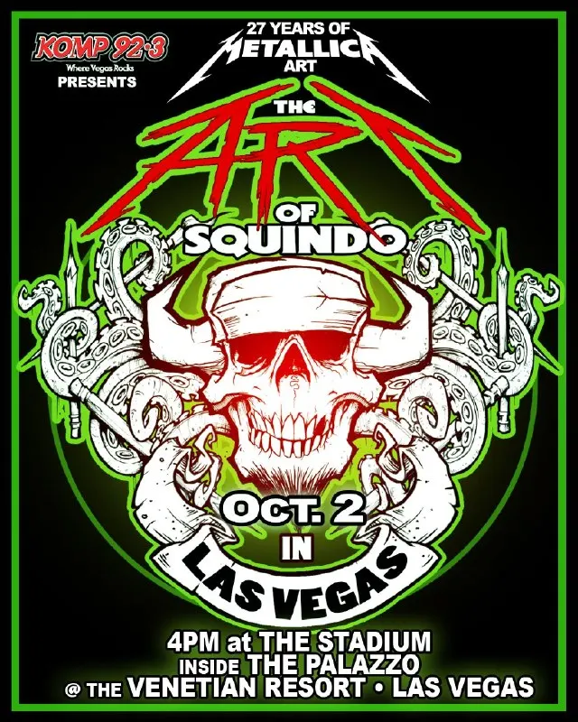 Post by “Metallica” from September 29, 2026