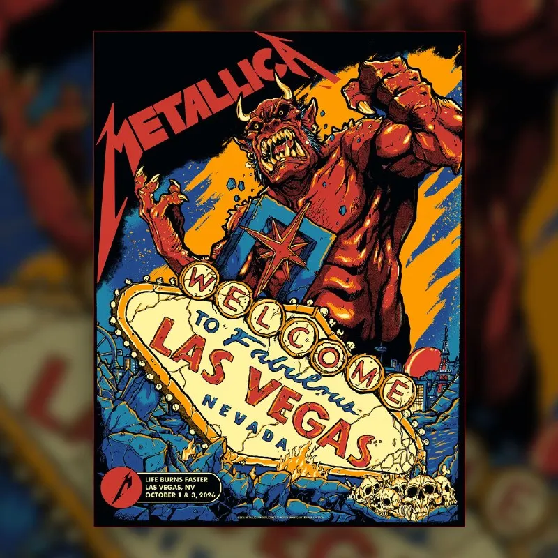 Post by “Metallica” from September 30, 2026