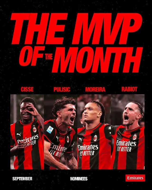 Post by “AC Milan” from September 30, 2026