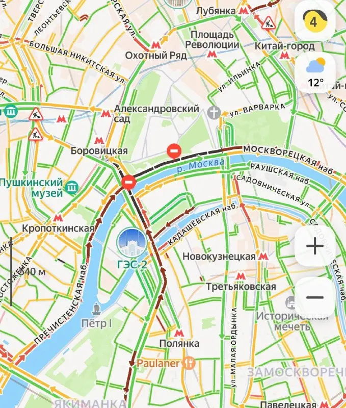 Post by “Москва с огоньком” from October 1, 2026