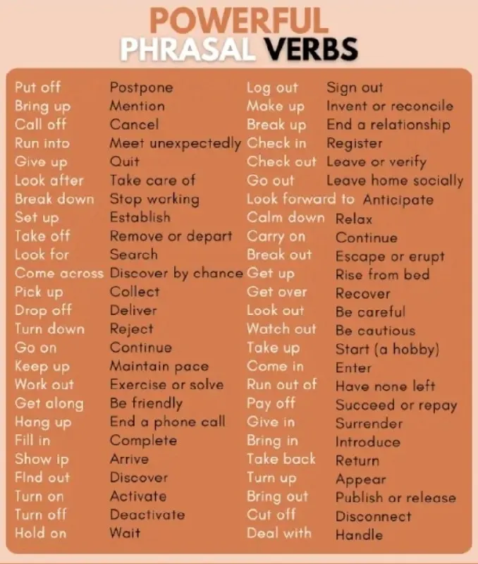 Пост канала «English Phrasal Verbs» от 5 сентября 2026 г.