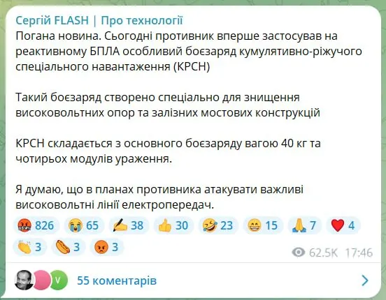 Пост канала «Андрій Дрозда / П'ємонт» от 30 сентября 2026 г.
