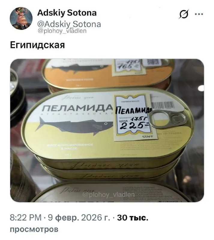 Post by “Плохой Владлен” from October 1, 2026