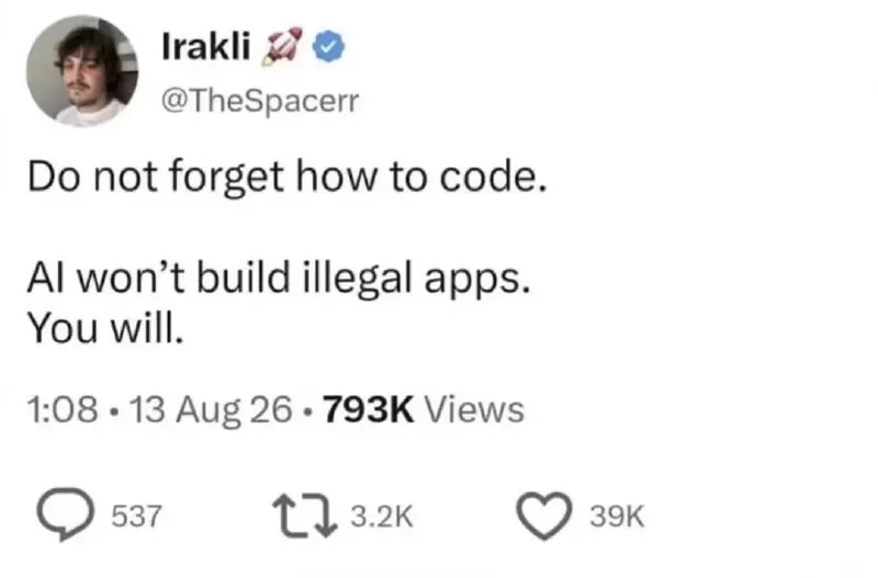 Post by “ProgrammerHumor” from September 29, 2026
