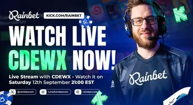 Пост канала «Rainbet.com» от 11 сентября 2026 г.