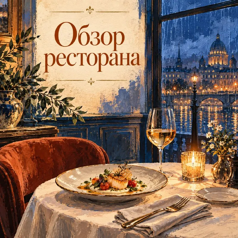Пост канала «🍷 Рестораны Санкт-Петербурга | Топы и обзоры» от 8 октября 2026 г.