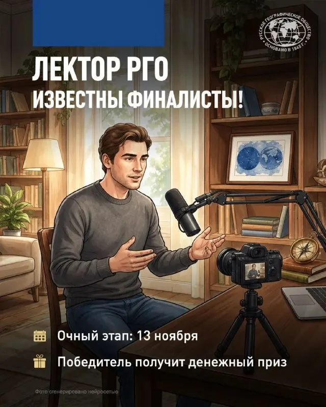 Post by “РГО” from September 30, 2026