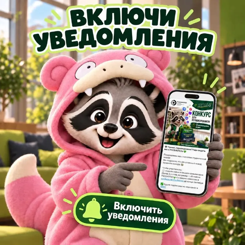 Пост канала «Университет РОСБИОТЕХ» от 28 сентября 2026 г.
