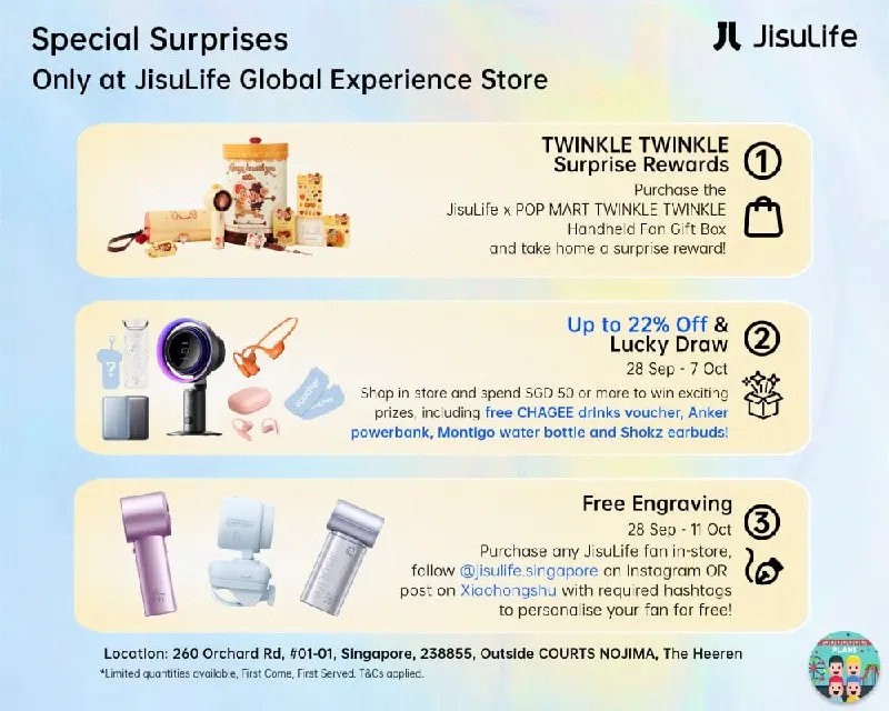 Post by “SG Weekend Plans” from September 27, 2026