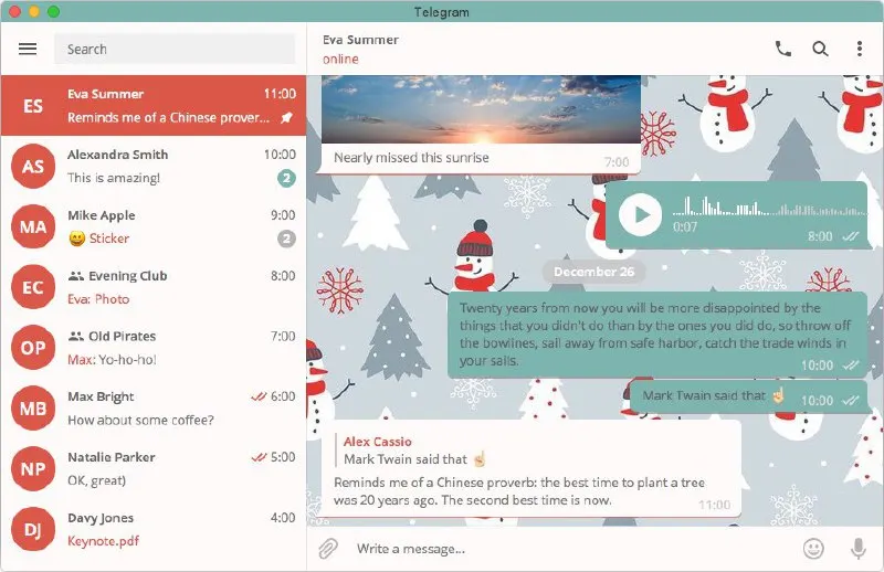 Пост канала «Desktop Themes Channel» от 31 декабря 2017 г.