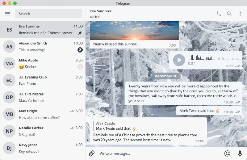Пост канала «Desktop Themes Channel» от 31 декабря 2017 г.