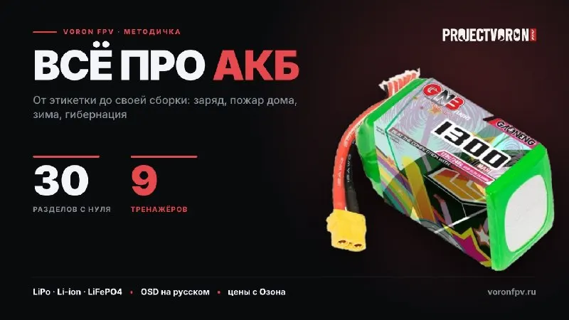 Пост канала «VORON🇷🇺FPV» от 24 сентября 2026 г.