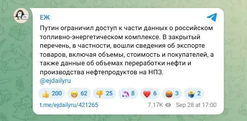 Пост канала «Сеятель ветра» от 28 сентября 2026 г.