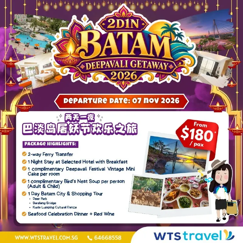 Post by “WTSTravel” from September 29, 2026